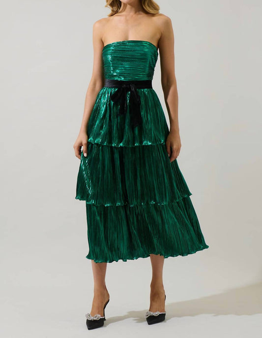 Sugarlips - Metallic Strapless Dress