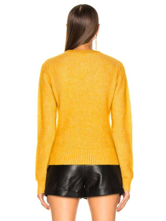 Frame - Crew Neck Solid Wool Blend Pullover Sweater