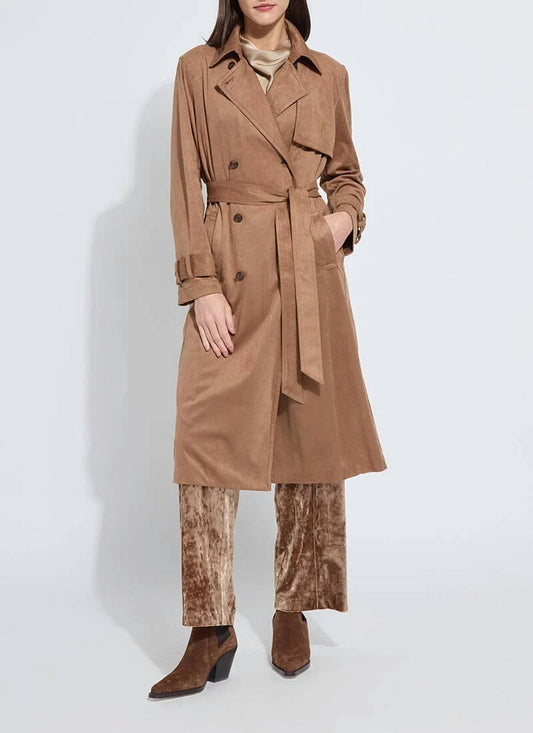 Lysse - Agatha Vegan Suede Trench Coat