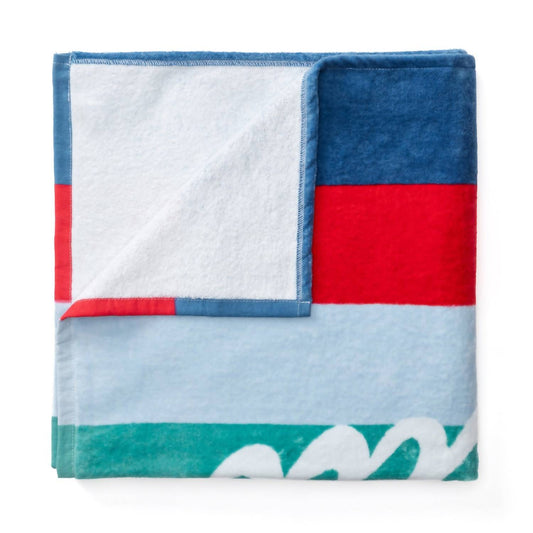 Duck Head - Stripe Script Beach Towel
