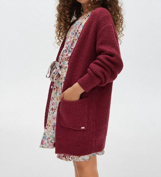 Mayoral - Girls' Metallic Knit Cardigan