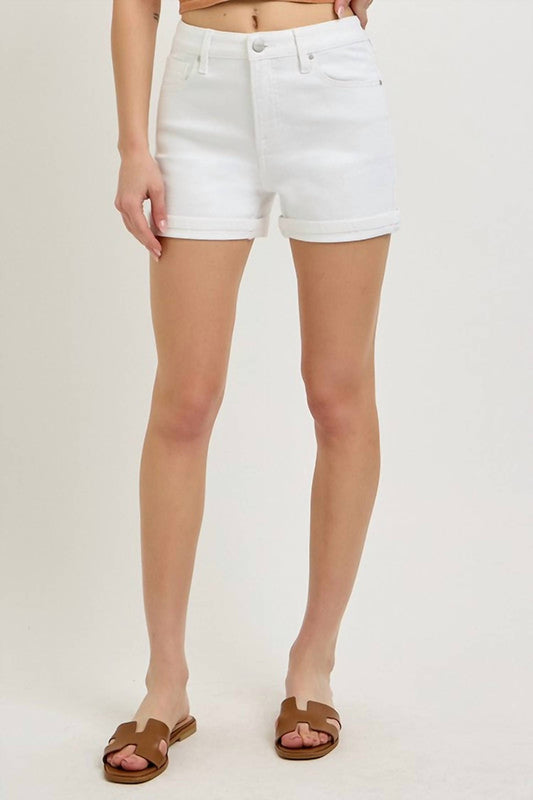 Risen - Chic And Sleek Denim Shorts