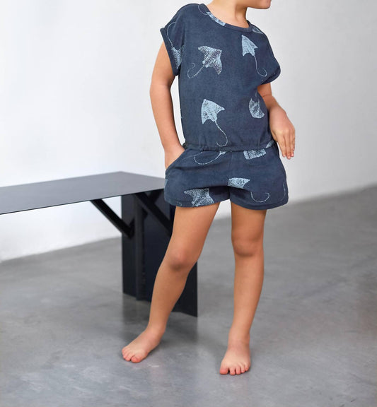 Omamimini - Girls' Terry Romper