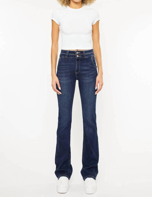 Kancan - High Rise Boot Cut Jeans