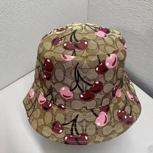 Coach - Women’s Signature Cherry Swirl Print Bucket Hat
