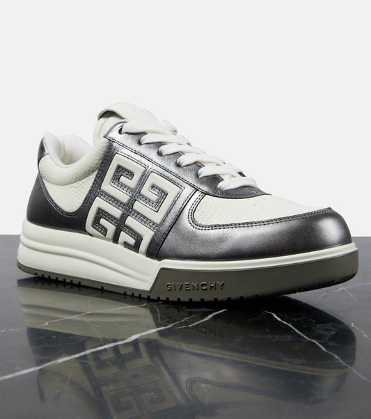 Givenchy - Women's G4 Strapped Logo Low Top Sneakers