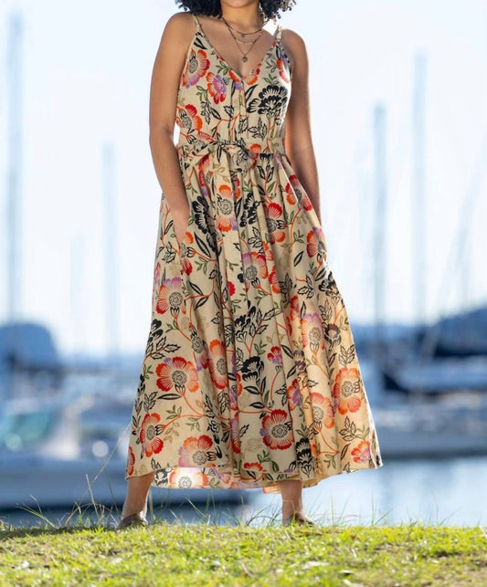 Cienna - Lowanna Cotton V Dress