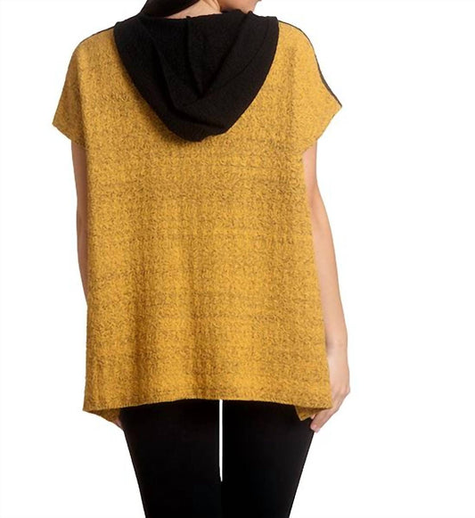 Boucle Hooded Poncho