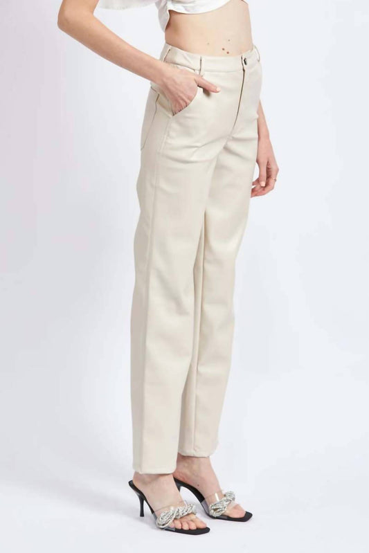 En Saison - Vegan Leather Pants