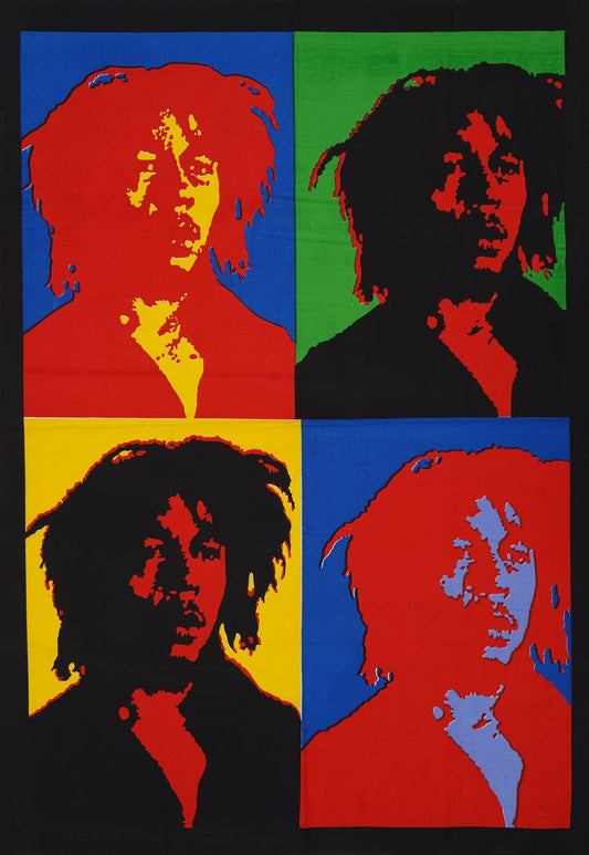 Bob Marley - Classic Four Photo Tapestry