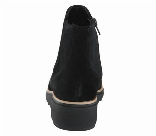 Clarks - Women Suede Leather Sharon Swing Ankle Booties