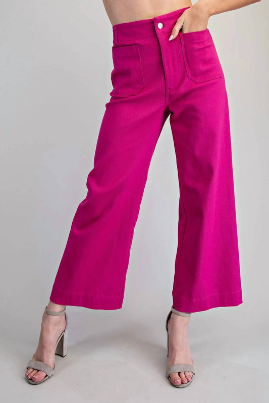Ee:Some - Payton Soft Washed Wide Leg Pants