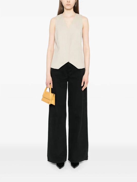 St. Agni - Pinstripe Wool Vest