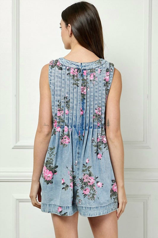 Veveret - V Floral Romper