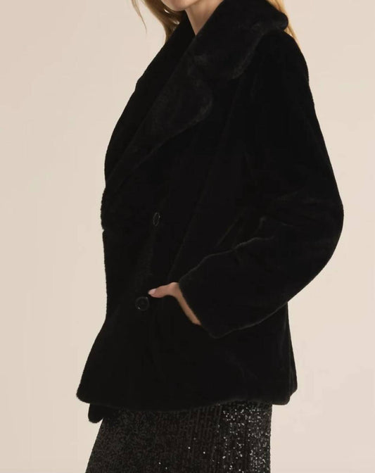 Z Supply - Gem Double Breasted Faux Fur Coat