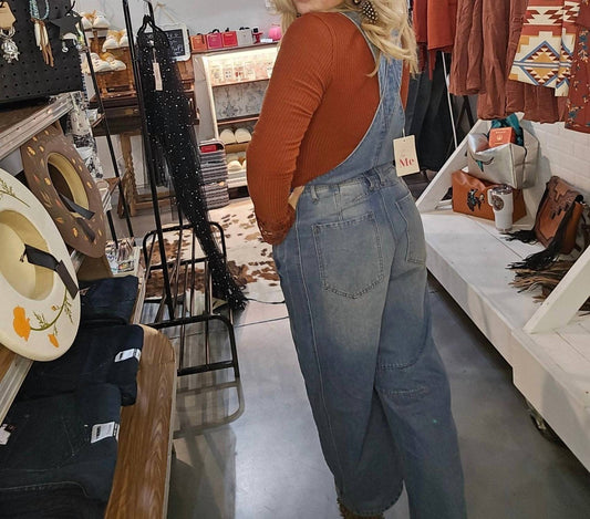 So Me - Denim Bib Overalls