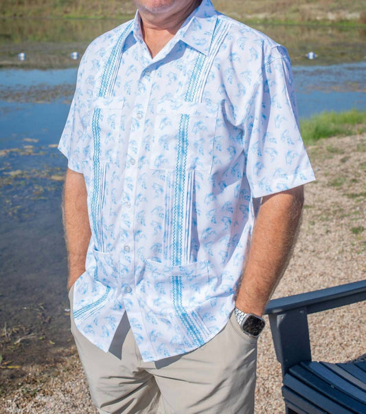 Blue Quail Clothing Co. - Bass Guayabera Short Sleeve Shirt