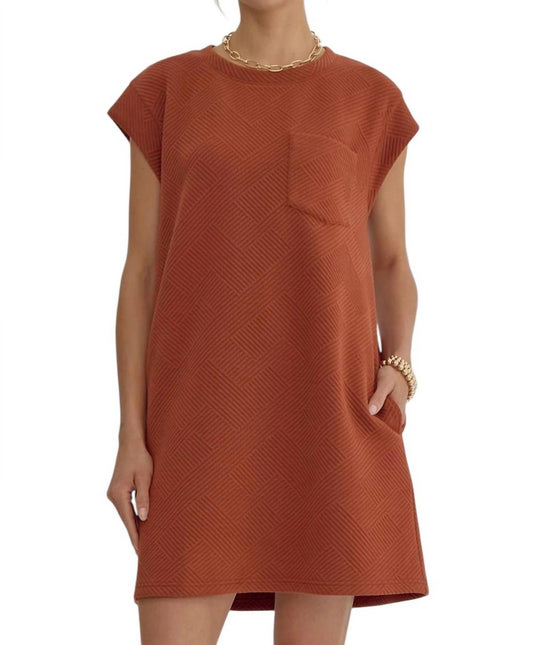 Entro - Textured Mini Dress