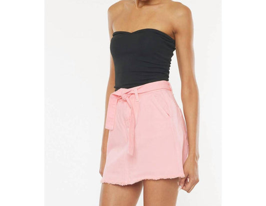 Kancan - Mid Rise A-line Mini Skirt