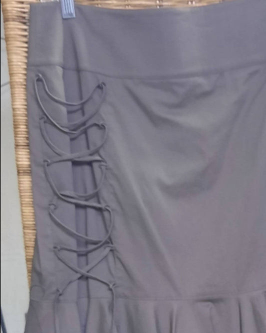 Insight - Women’s Lace-up Panel Flared Skirt