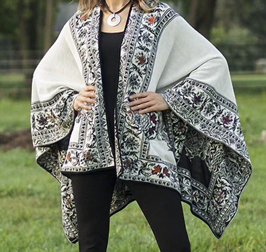 Cloud Nine - Reversible Ruana Cape