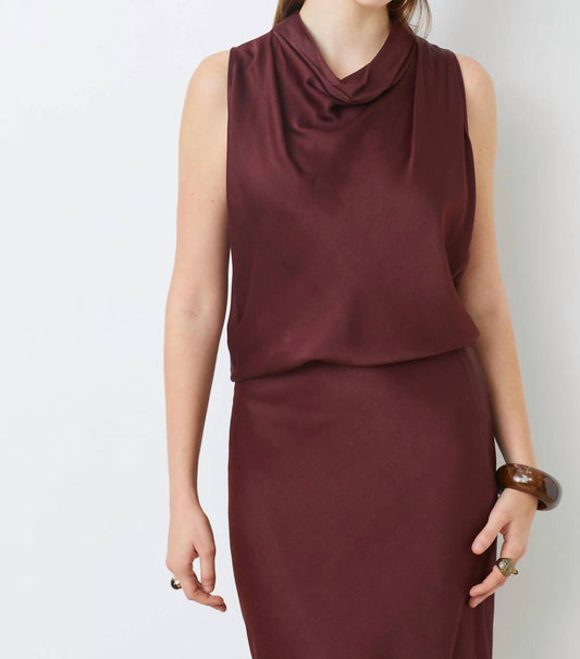 Suncoo - Satin Sleeveless Top