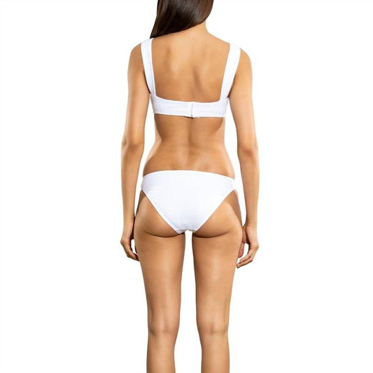 Shoshanna - Nevada Texture Retro Ring Side Bikini Bottom