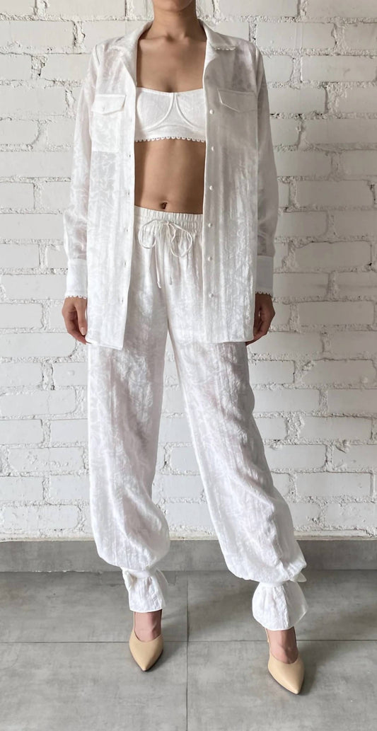 Hemant & Nandita - Lace Straight Pant