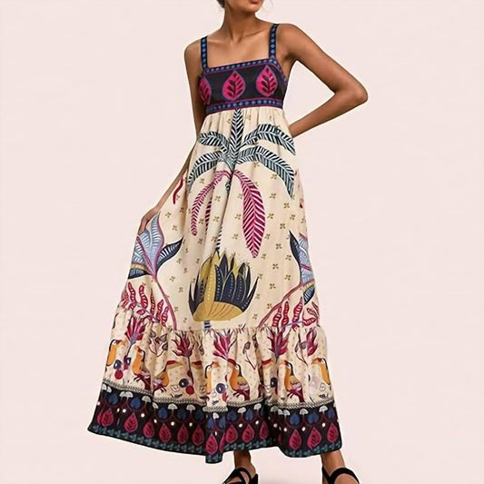 Sundayup - Tropical Getaway Maxi Dress