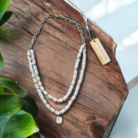 Pink Panache - Beaded Necklace