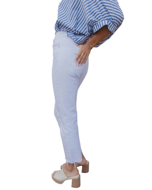 Kancan - Rebecca Denim Fray Straight Leg Jeans