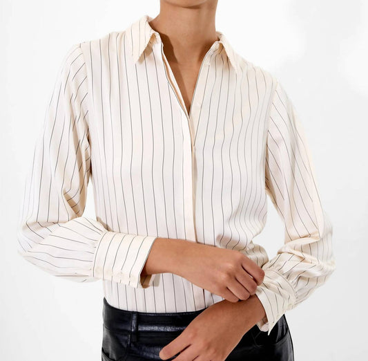 French Connection - Pinstripe Blouse