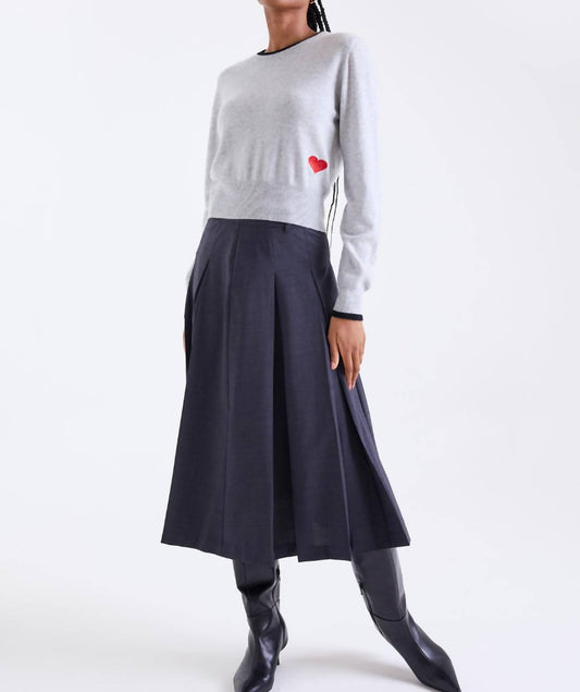 Brodie Cashmere - Queen Of Hearts Crew Neck Jumper