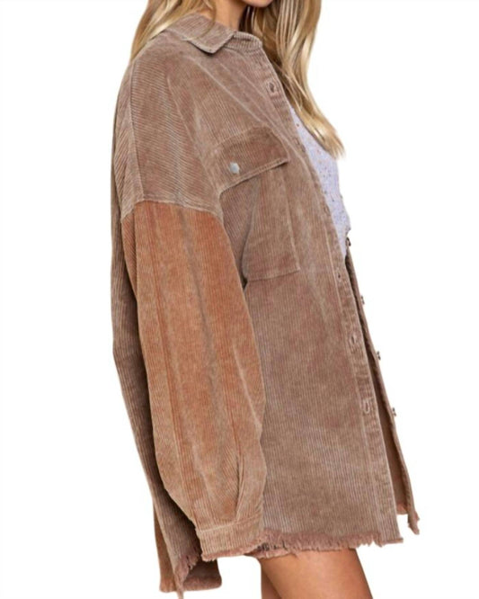 Pol - Shacket Jacket Top