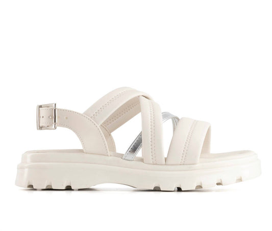 Andrea - Women's Slingback Buckle Sandal