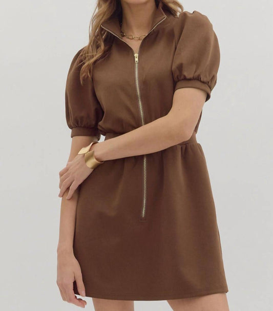 Entro - Ready For More Zipper Mini Dress