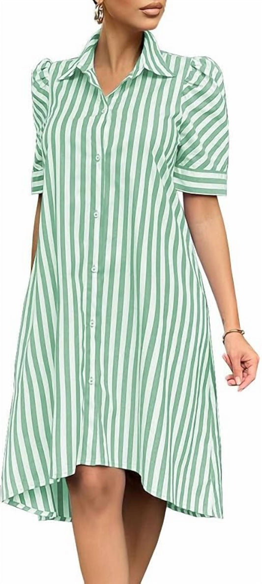 Cezele - Vibrant Vibe Wide Stripe Dress