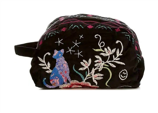 Johnny Was - Colette Velvet Makeup Bag