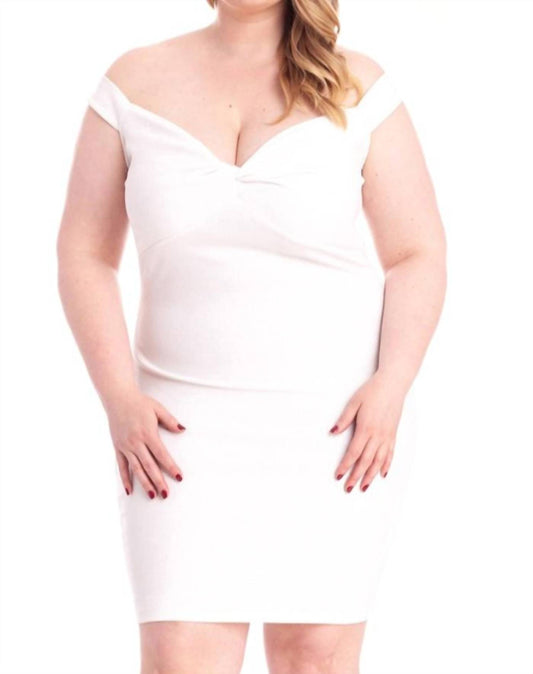 OFF THE SHOULDER MINI DRESS