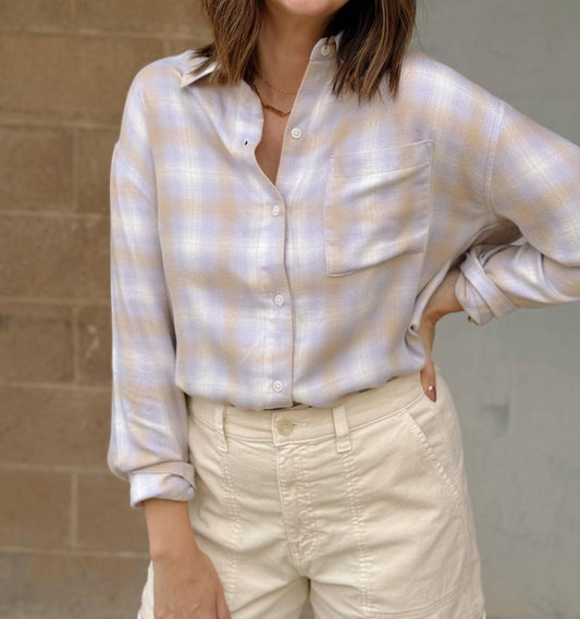 Z Supply - River Plaid Button Up Top