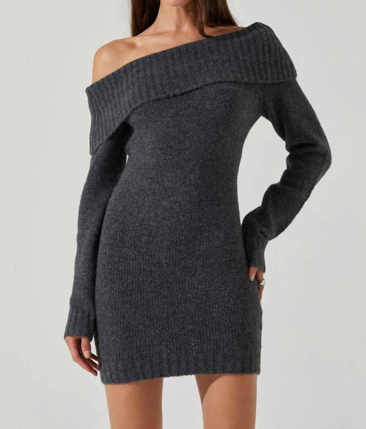 Astr - Leya Off Shoulder Sweater Dress
