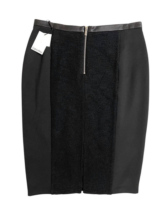 Calvin Klein - Women's Scuba Boucle Contrast Pencil Skirt