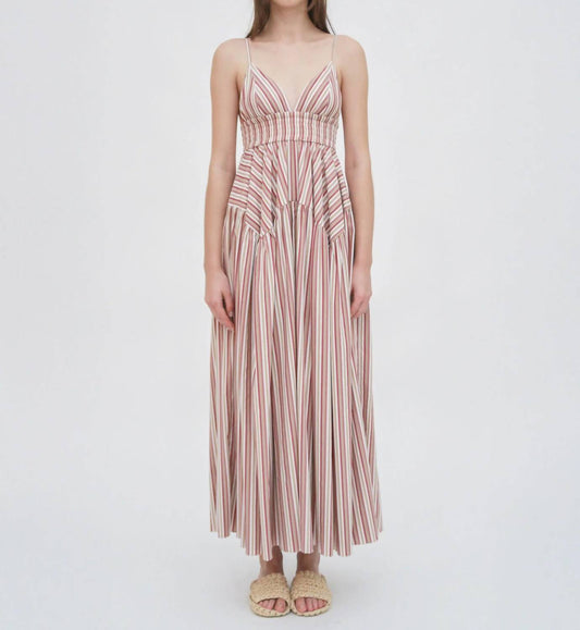 Rosetta Getty - Gathered Peplum Camisole Dress