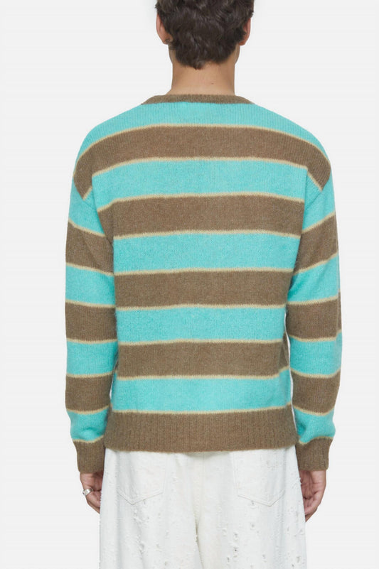 Crew Neck Striped Jumper