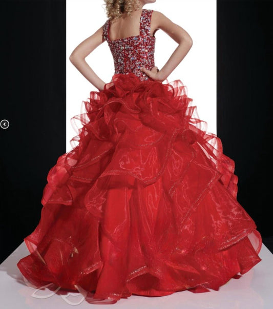 Tiffany Princess - Girls Exquisite Heavy Sequin Detail Dress