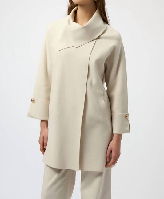 Joseph Ribkoff - Overlap Collar Jacket