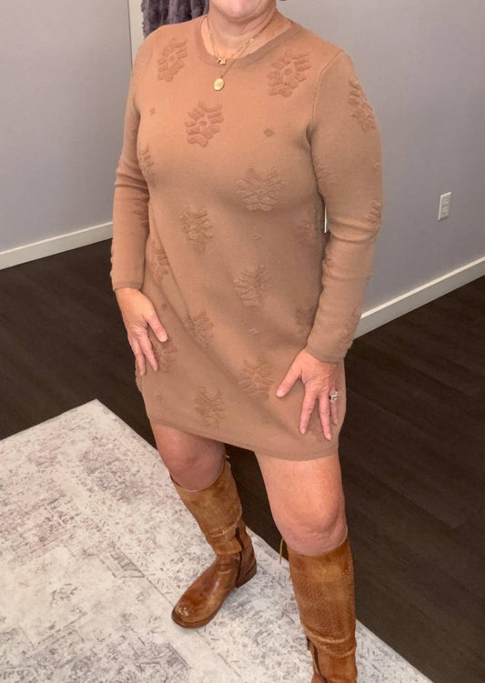 Dex - Cozy Sweater Long Sleeve Dress