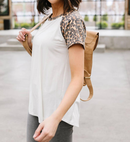 Live A Little Raglan Top