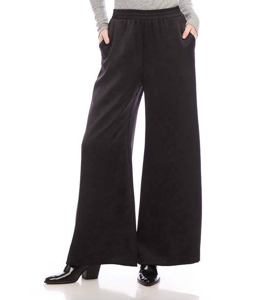 Karen Kane - Wide Leg Satin Pants