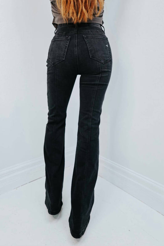 Hidden - Seamed Happi Flare Jeans
